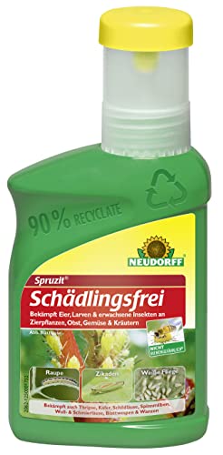 Neudorff Spruzit Schädlingsfrei gegen Pflanzenschädlinge an Zierpflanzen, Gemüse und Kräutern - Konzentrat, 250 ml